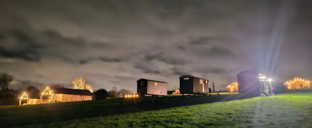 safari tent christmas stay